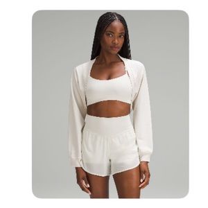 French Terry long sleeve shrug